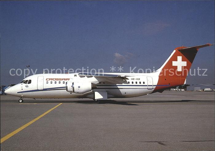 Flugzeuge Zivil Crossair BAe-146-200 HB-IXB c/n 2036