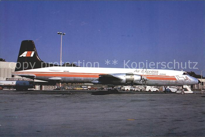 Flugzeuge Zivil Air Express International CL-44D-4 N121