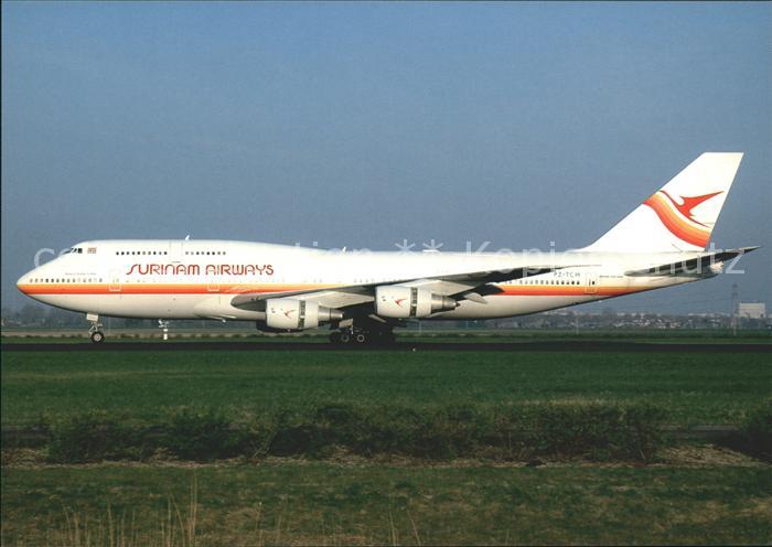Flugzeuge Zivil Surinam Airways Boeing B747-306M PZ-TCM