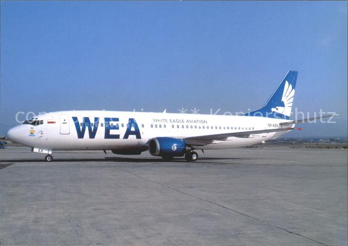 Flugzeuge Zivil White Eagle Aviation Boeing B737-400 SP