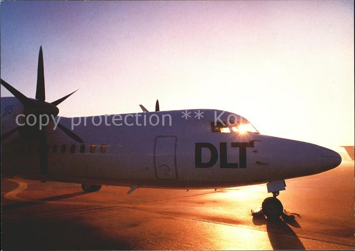 Flugzeuge Zivil DLT Fokker 50