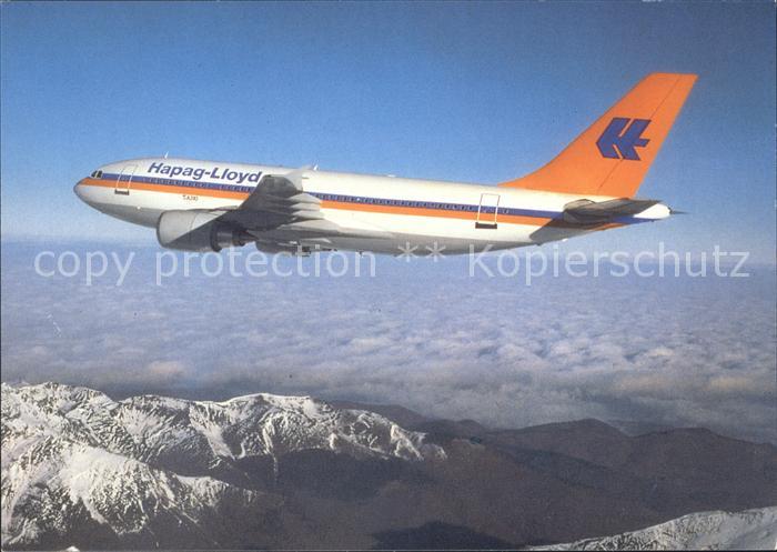 Flugzeuge Zivil Hapag Lloyd A310-300
