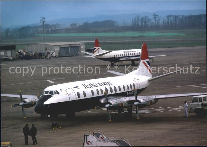 Flugzeuge Zivil British Airways Vickers Viscount VC-814 G-BAPE Cn 341