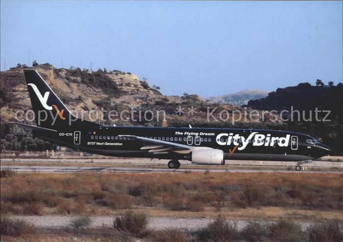 Flugzeuge Zivil CityBird The Flying Dream B737-800 OO-CYI