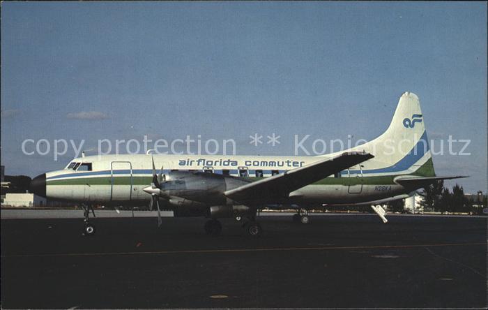 Flugzeuge Zivil Air Florida Commuter Convair 580 N26KA