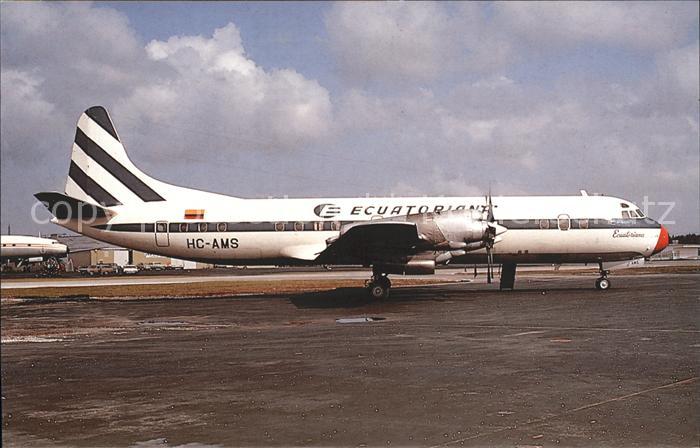 Flugzeuge Zivil Lockheed L.188A Electra HC-AMS c/n 1002 Ecuatoriana
