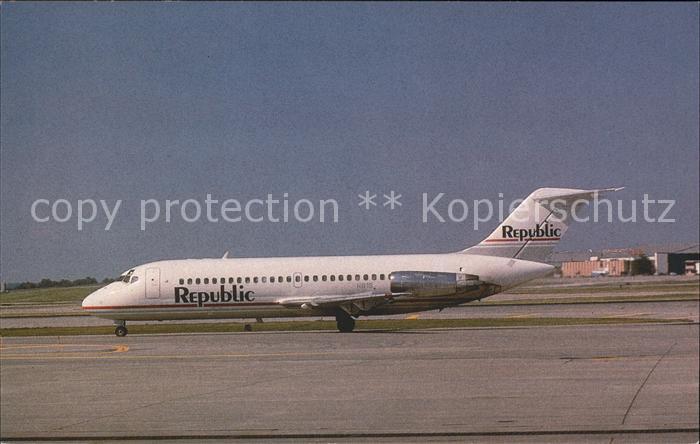 Flugzeuge Zivil Republic Airlines McDonnell Douglas DC-9-15 c/n 47063 N91S