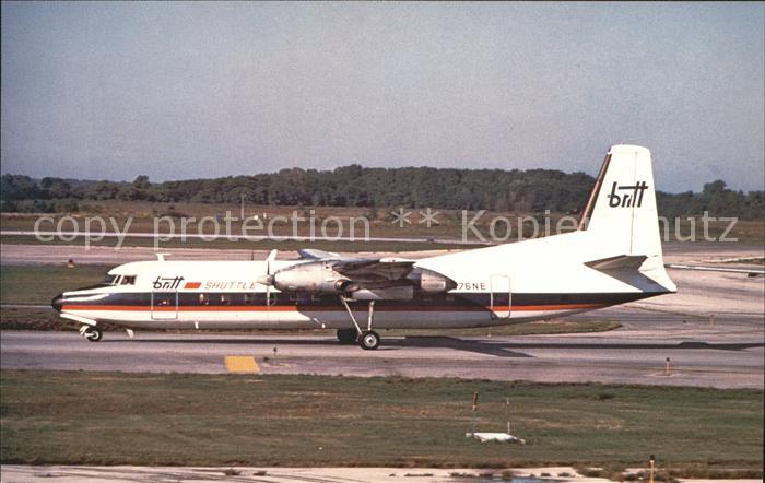 Flugzeuge Zivil Britt Airlines Fairchild-Hiller FH-227C