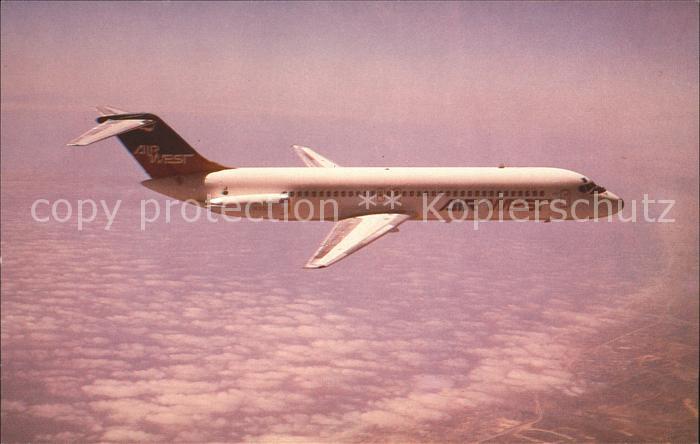 Flugzeuge Zivil Air West McDonnell Douglas DC-9-31