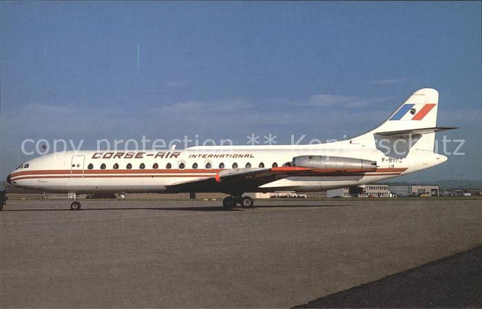 Flugzeuge Zivil Aerospatial `Caravelle`6N F-8VPZ c/n 218 of Corse air