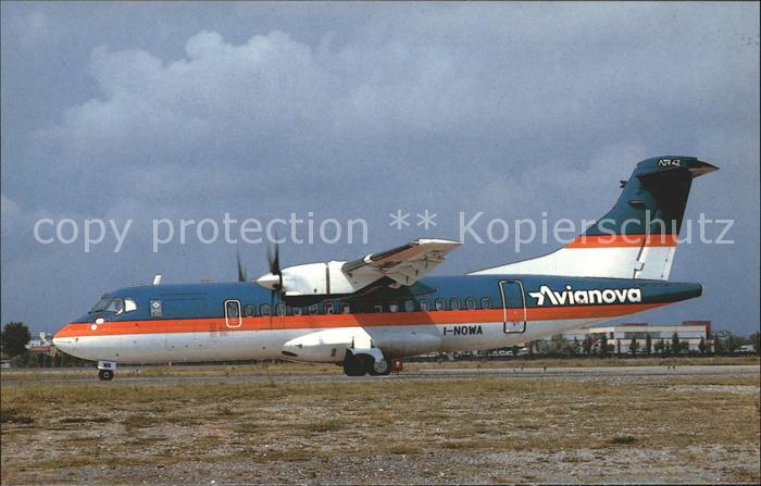 Flugzeuge Zivil Aerospatiale Aeritalia ATR42-300 I-NOWA c/n 051 Avianova