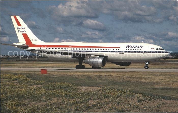 Flugzeuge Zivil Wardair Canada A300-B4 C-GIZJ
