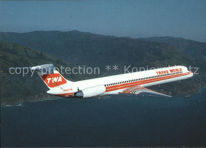 Flugzeuge Zivil TWA Trans World Airlines McDonnell Douglas Super 80 N902TW