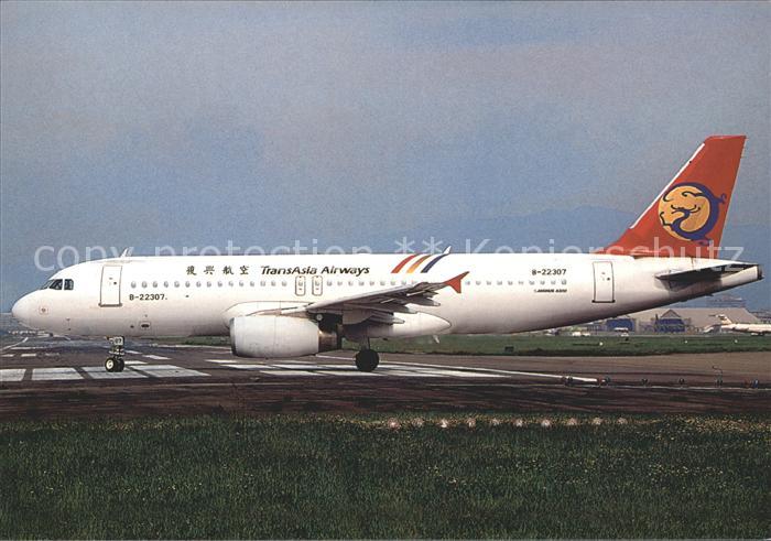 Flugzeuge Zivil Transasia Airways Airbus A 320-231 B-22307 441/F WQBC