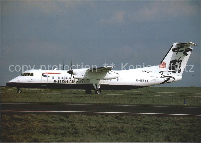 Flugzeuge Zivil Brymon Airways British Airways Rendezvous DHC8-311 G-BRYY c/n 47