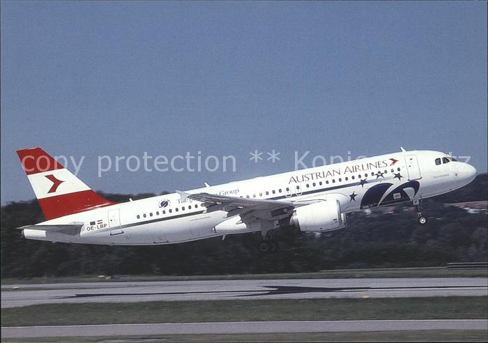 Flugzeuge Zivil Austrian Airlines Airbus A320-214 OE-LBP c/n 797