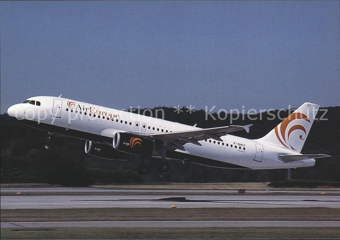 Flugzeuge Zivil Air Europe Airbus A320-232 F-OHCY c/n 710