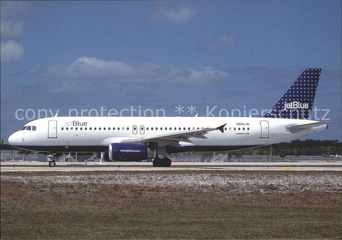 Flugzeuge Zivil Jet Blue Airbus A320-232 N505JB c/n 117