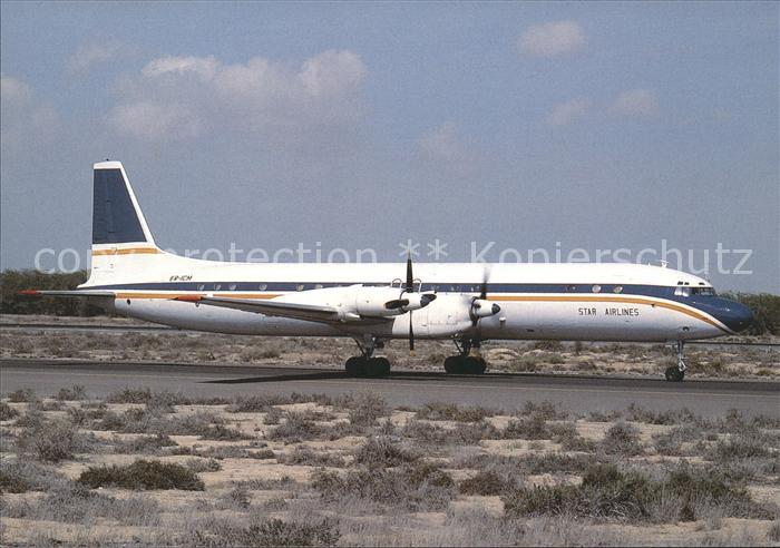 Flugzeuge Zivil Star Airlines Ilyushin II-18D ER-ICM c/