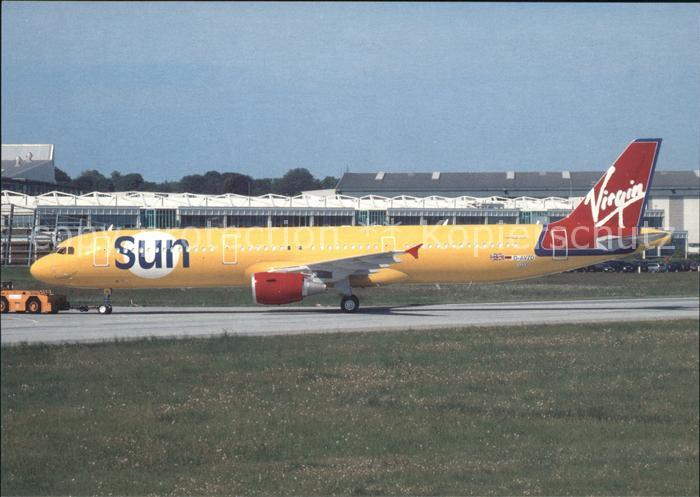 Flugzeuge Zivil Sun Virgin Airbus Industrie A321-211 D-AVZD G-VKIS cn 1233