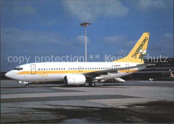 Flugzeuge Zivil Tjaereborg Boeing B-737-700 D-AGER