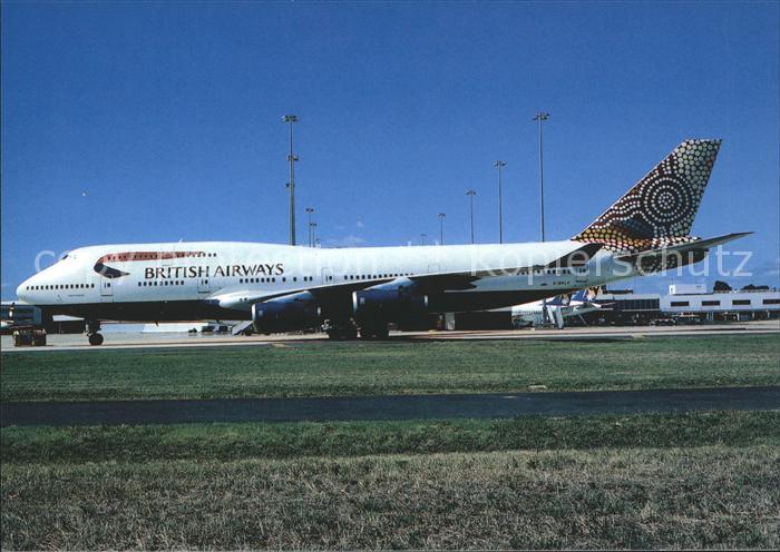 Flugzeuge Zivil British Airways Boeing B-747-436 G-BNLK