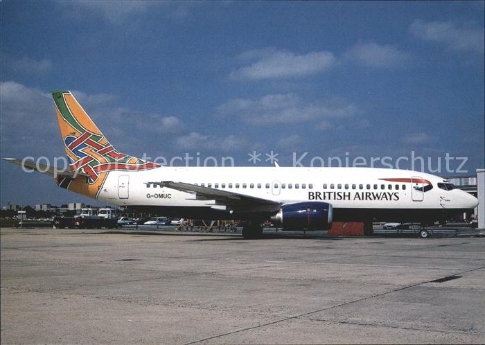 Flugzeuge Zivil British Airways Boeing B-737-300 G-OMUC