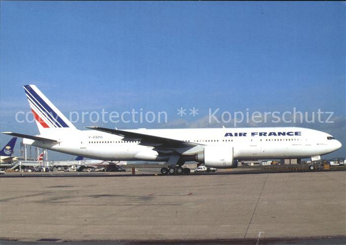 Flugzeuge Zivil Air France B 777-228 IGW F.GSPG c/n 27609/201