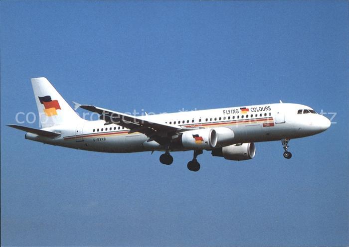 Flugzeuge Zivil Flying Colours Airbus Industrie A320-214 G-BXKB cn 716