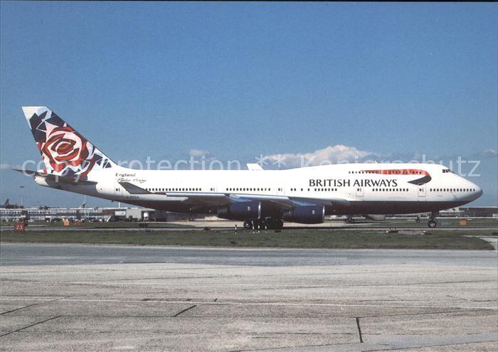 Flugzeuge Zivil British Airways Boeing 747-436 g-byga C