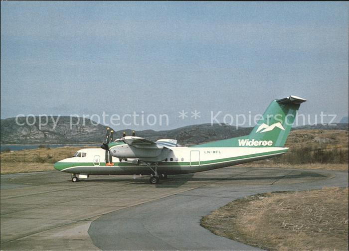 Flugzeuge Zivil Wideroes Flyveselskap A/S Norway De Havilland Dash-7-102 LN-WFL