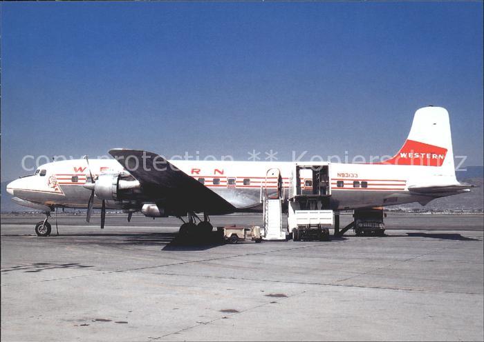 Flugzeuge Zivil Western Airlines Douglas DC-6 N93133 c/n 45538