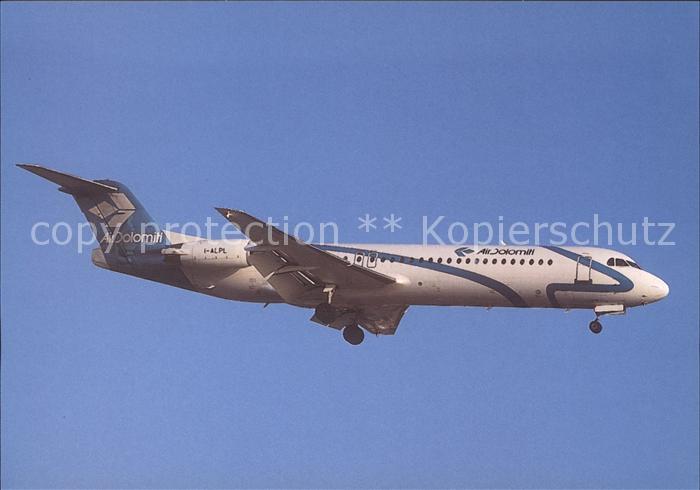 Flugzeuge Zivil Air Dolomiti Fokker F.100