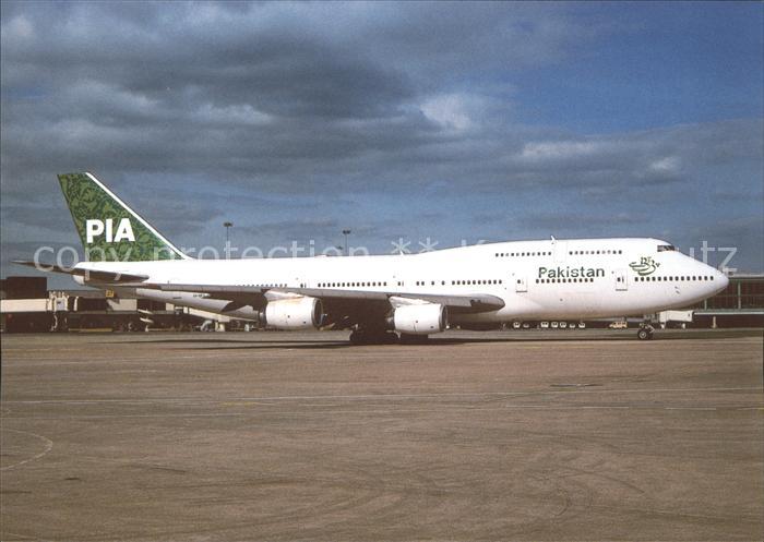 Flugzeuge Zivil PIA Pakistan Boeing 747-367 AP-BFX cn 2