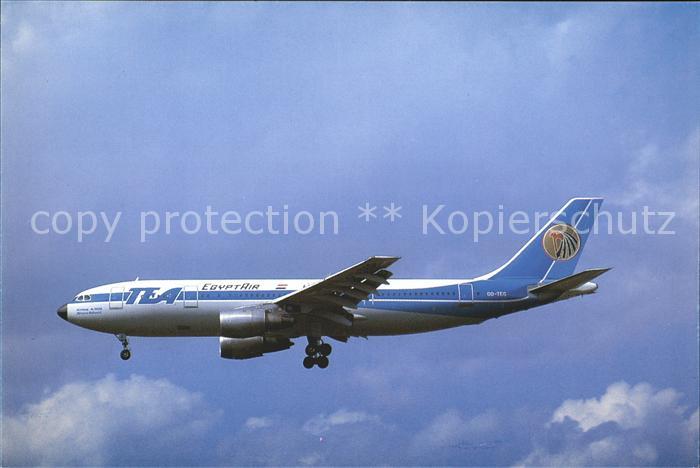Flugzeuge Zivil Egyptair TEA Airbus A 300 B4 OO-TEG c/n 17