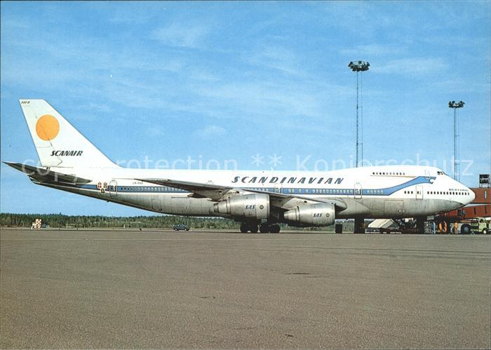 Flugzeuge Zivil Scanair Boeing 747-283B