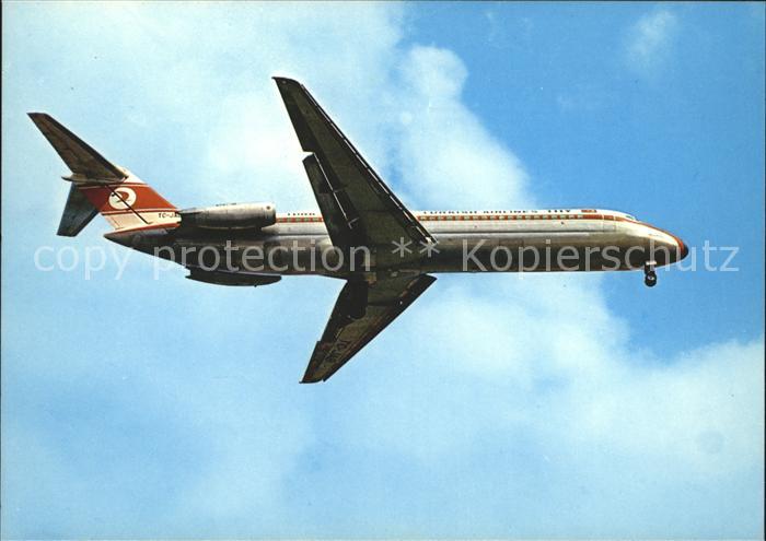 Flugzeuge Zivil Tuerk HAVA YOLLARI Tuerkish Airlines DC9