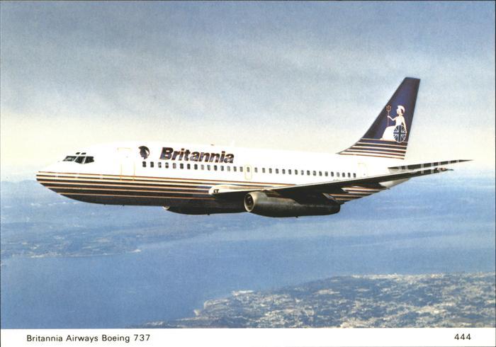 Flugzeuge Zivil Britannia Airways Boeing 737