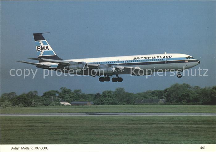 Flugzeuge Zivil British Midland 707-300C
