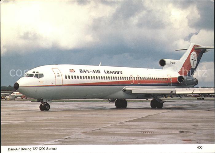 Flugzeuge Zivil Dan-Air Boeing 727 200 Series