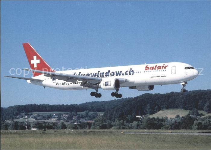 Flugzeuge Zivil Balair Boeing 767-35H ER HB-IHT cn 2638