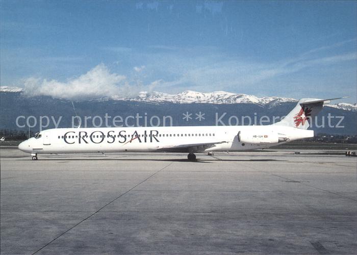 Flugzeuge Zivil Crossair MCD Douglas MD-83 HB-IUH cn 53150