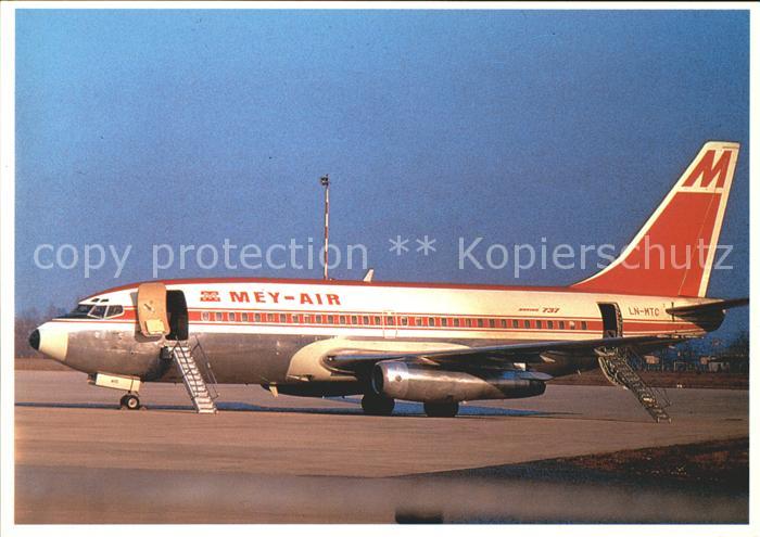 Flugzeuge Zivil Mey-Air Boeing B 737-201 LN-MTC Cn 20453