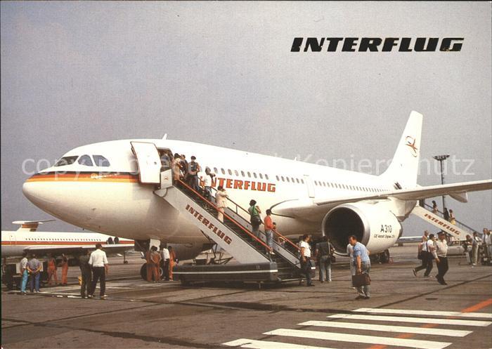 Flugzeuge Zivil Interflug A310/208