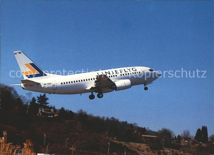 Flugzeuge Zivil Linjeflyg Boeing 737-500