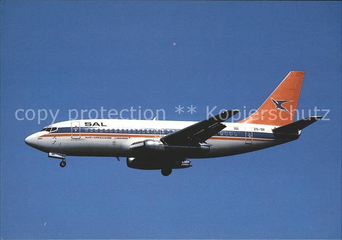 Flugzeuge Zivil South African Airways Boeing 737-244 Adv. ZS-SII cn 27588