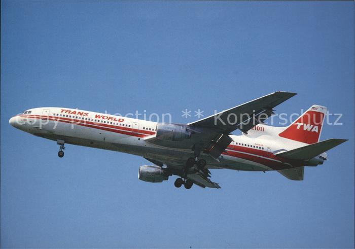 Flugzeuge Zivil TWA Trans World Airlines Lockheed Trist