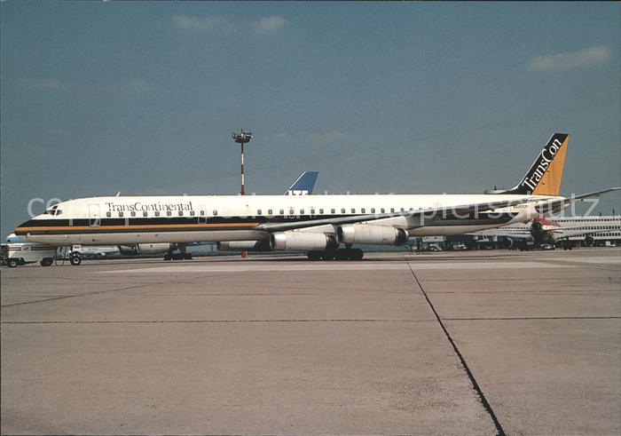 Flugzeuge Zivil Transcontinental Airways N820TC Douglas DC8-63 c/n 45099/377