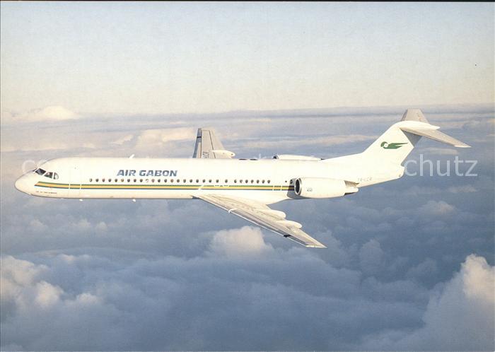 Flugzeuge Zivil Fokker 100 Air Gabon TR-LCR