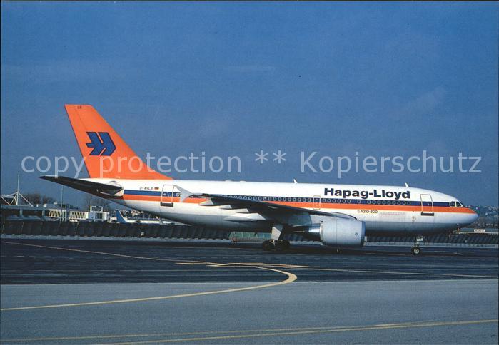 Flugzeuge Zivil Hapag Lloyd Airbus A-310-300 D-AHLB